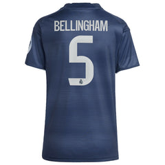 Jude Bellingham Real Madrid Women's 2025/26 Away Replica Player Jersey
