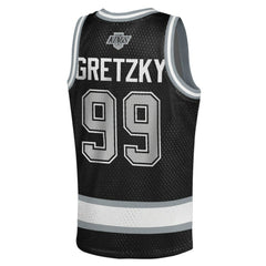 Wayne Gretzky Los Angeles Kings Mitchell & Ness Youth Maxxed Out Fashion Basketball Jersey - NHL Jerseys