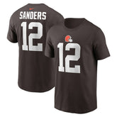 Cleveland Browns Shedeur Sanders 2025 NFL Draft Name & Number T-Shirt | NFL Sale