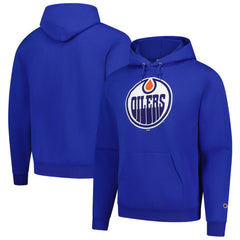 Edmonton Oilers Champion Primary Logo 1-Hit Pullover Hoodie - NHL Hoodies