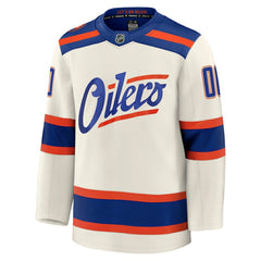 Edmonton Oilers Fanatics Alternate Premium Custom Jersey - NHL Jerseys