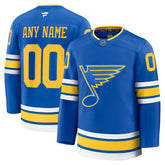 St. Louis Blues Fanatics Home Premium Custom Jersey - NHL Jerseys