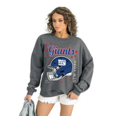 New York Giants Gameday Couture Women's Ready to Rumble Premium Fleece Pullover Sweatshirt | NFL Sale