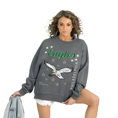 Philadelphia Eagles Gameday Couture Women's Ready to Rumble Premium Fleece Pullover Sweatshirt | NFL On sale