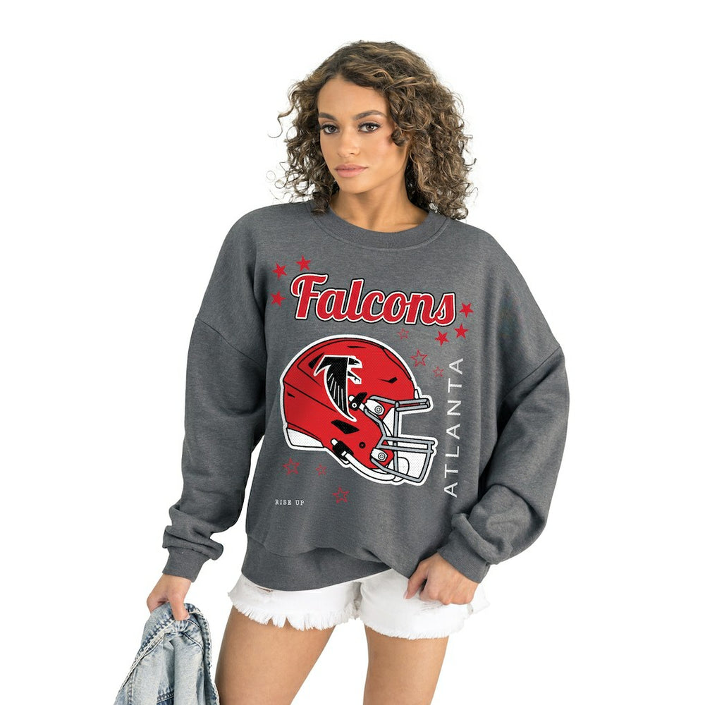 Atlanta Falcons Gameday Couture Women's Ready to Rumble Premium Fleece Pullover Sweatshirt | NFL Near me