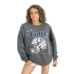 Indianapolis Colts Gameday Couture Women's Ready to Rumble Premium Fleece Pullover Sweatshirt | NFL Outlet