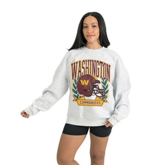 Washington Commanders Gameday Couture Women's Heritage Premium Fleece Pullover Sweatshirt | NFL US
