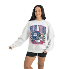 New York Giants Gameday Couture Women's Heritage Premium Fleece Pullover Sweatshirt | NFL Hot