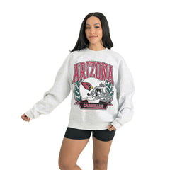Arizona Cardinals Gameday Couture Women's Heritage Premium Fleece Pullover Sweatshirt | NFL New