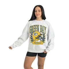 Green Bay Packers Gameday Couture Women's Heritage Premium Fleece Pullover Sweatshirt | NFL Hot