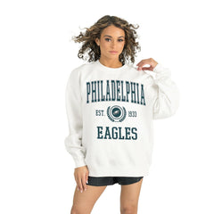 Philadelphia Eagles Gameday Couture Women's Timeless Triumph Premium Fleece Pullover Sweatshirt | NFL New