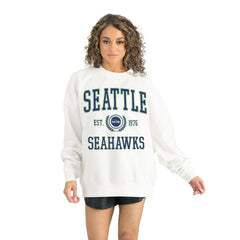 Seattle Seahawks Gameday Couture Women's Timeless Triumph Premium Fleece Pullover Sweatshirt | NFL Discount