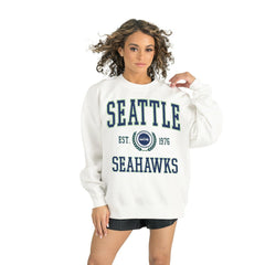 Seattle Seahawks Gameday Couture Women's Timeless Triumph Premium Fleece Pullover Sweatshirt | NFL Discount