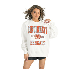 Cincinnati Bengals Gameday Couture Women's Timeless Triumph Premium Fleece Pullover Sweatshirt | NFL Hot