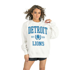 Detroit Lions Gameday Couture Women's Timeless Triumph Premium Fleece Pullover Sweatshirt | NFL US