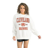 Cleveland Browns Gameday Couture Women's Timeless Triumph Premium Fleece Pullover Sweatshirt | NFL On sale