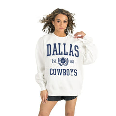 Dallas Cowboys Gameday Couture Women's Timeless Triumph Premium Fleece Pullover Sweatshirt | NFL Discount