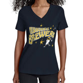 Milwaukee Brewers Starter Women's Fireworks V-Neck T-Shirt - MLB T-shirts