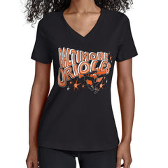 Baltimore Orioles Starter Women's Fireworks V-Neck T-Shirt - MLB T-shirts