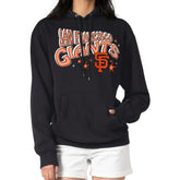San Francisco Giants Starter Women's Fireworks Fleece Tri-Blend Pullover Hoodie - MLB Hoodies
