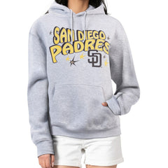 San Diego Padres Starter Women's Fireworks Fleece Tri-Blend Pullover Hoodie - MLB Hoodies