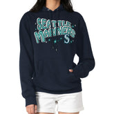 Seattle Mariners Starter Women's Fireworks Fleece Tri-Blend Pullover Hoodie - MLB Hoodies