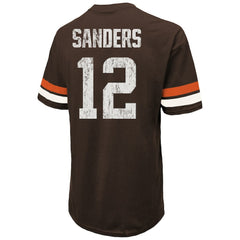Cleveland Browns Shedeur Sanders Majestic Threads 2025 NFL Draft Oversized T-Shirt | NFL Discount