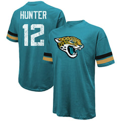 Jacksonville Jaguars Travis Hunter Majestic Threads 2025 NFL Draft First Round Pick Oversized T-Shirt | NFL Outlet
