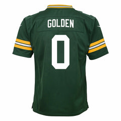 Green Bay Packers Matthew Golden Youth Team Game Jersey | NFL Discount