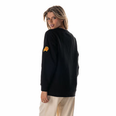 Black Phoenix Suns The Wild Collective Unisex 2025/26 City Edition Double Collar Fleece Sweatshirt | NBA