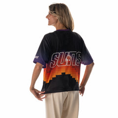 Black Phoenix Suns The Wild Collective Unisex 2025/26 City Edition Boxy Mesh T-Shirt | NBA
