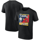 Toronto Maple Leafs vs. Ottawa Senators 2025 Stanley Cup Playoffs Rivalry Comic Pop T-Shirt - NHL T-shirts