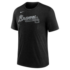 Atlanta Braves Nike Wordmark Tri-Blend T-Shirt - MLB T-shirts