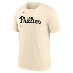 Philadelphia Phillies Nike Wordmark Tri-Blend T-Shirt - MLB T-shirts