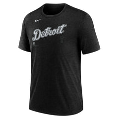 Detroit Tigers Nike Wordmark Tri-Blend T-Shirt - MLB T-shirts