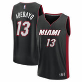 Black Bam Adebayo Miami Heat Youth Fast Break Replica Player Jersey | NBA