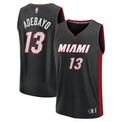 Black Bam Adebayo Miami Heat Youth Fast Break Replica Player Jersey | NBA