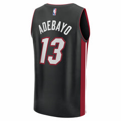 Black Bam Adebayo Miami Heat Youth Fast Break Replica Player Jersey | NBA
