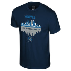 Navy Minnesota Timberwolves Stadium Essentials Cities T-Shirt | NBA