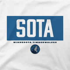 White Minnesota Timberwolves Stadium Essentials Crossbar T-Shirt | NBA