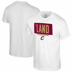 White Cleveland Cavaliers Stadium Essentials Crossbar T-Shirt sale | NBA