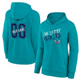 Teal Charlotte Hornets Women's Hustle Custom Pullover Hoodie | NBA
