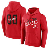 Red Houston Rockets Hustle Custom Pullover Hoodie sale | NBA