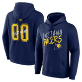 Navy Indiana Pacers Hustle Custom Pullover Hoodie | NBA