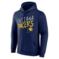 Navy Indiana Pacers Hustle Custom Pullover Hoodie | NBA