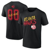 Black Atlanta Hawks Hustle Custom T-Shirt | NBA