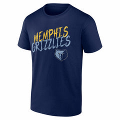 Navy Memphis Grizzlies Hustle Custom T-Shirt | NBA