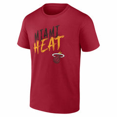 Red Miami Heat Hustle Custom T-Shirt | NBA