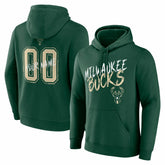 Hunter Green Milwaukee Bucks Hustle Custom Pullover Hoodie | NBA