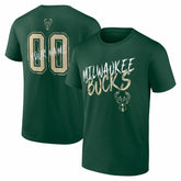 Hunter Green Milwaukee Bucks Hustle Custom T-Shirt | NBA